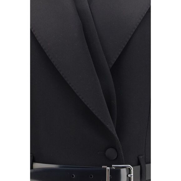 Dolce & Gabbana Women Sicilia Double-Breasted Wool Gabardine Jacket - Picture 3 of 3